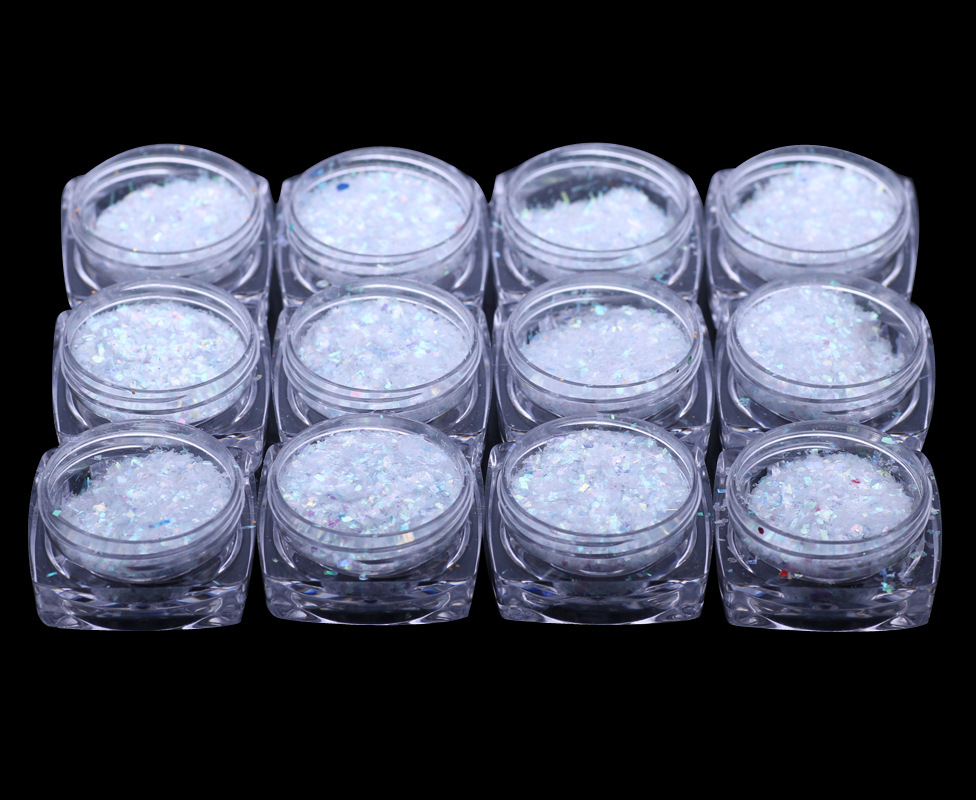 Accesorios de uñas no especificación fragmentos domésticos fototerapia parche de uñas piezas de papel de concha fragmentos de papel de aluminio de colores