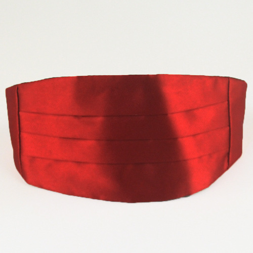 Solid color men's dress suit gift box polyester glossy silk girdle for groom and gentleman banquet manufacturer wholesale