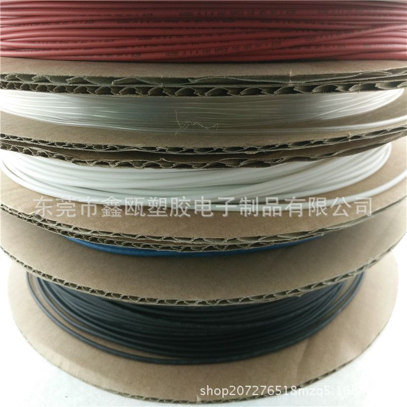 厂家批发 热缩管绿红白黄蓝黑色 绝缘阻燃套管 规格全