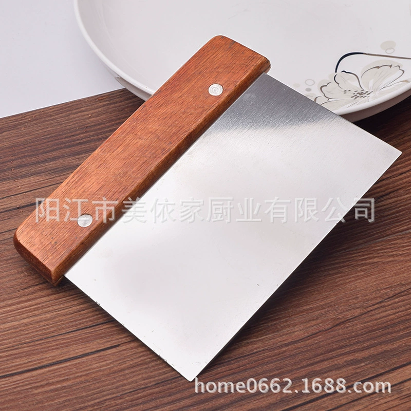 Фабрика прямые кухонные инструменты для приготовления пищи высокое качество из нержавеющей стали палисандр скребок лапша нож порошок скребок колбасный порошок скребок