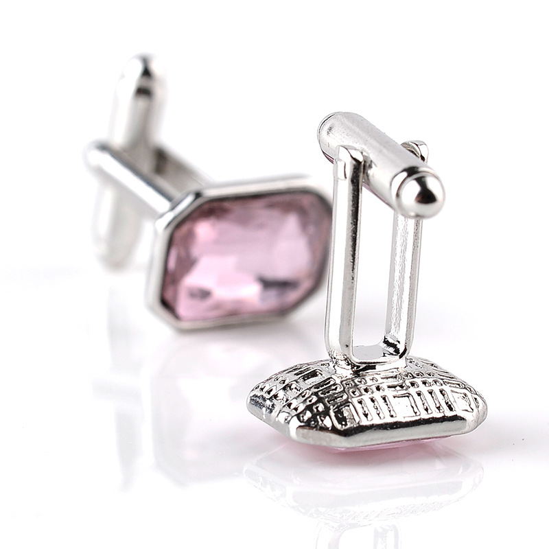 Glaskristall Manschettenknöpfe Für Herren Bunte Hemd Accessoires_voghion.com