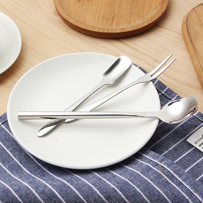 Manufactor supply originality fashion Stainless steel Spoon fork environmental protection Portable travel tableware high quality Stainless steel Spoon fork