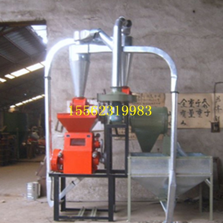 南阳磨面加工设备锥形卧式小麦去皮磨面机