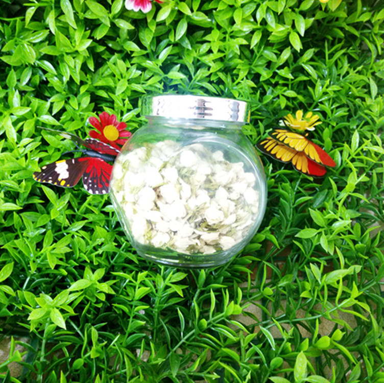 380ML480扁骨带盖枸杞子玻璃瓶蜂蜜玻璃瓶密封罐玻璃瓶喜糖玻璃瓶