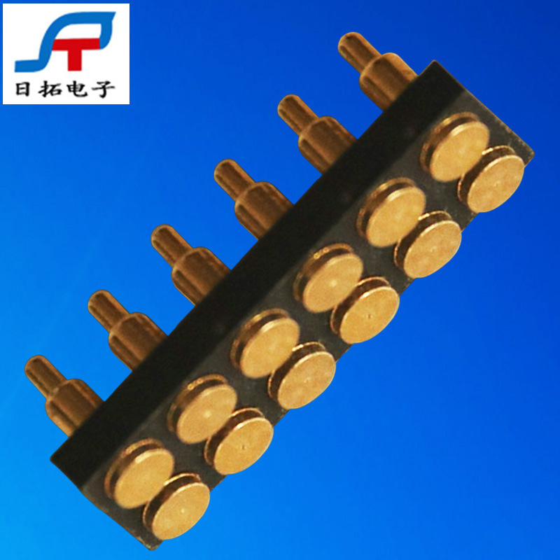 日拓电子精密五金pogopin弹簧针连接器 大电流pogo pin探针定制