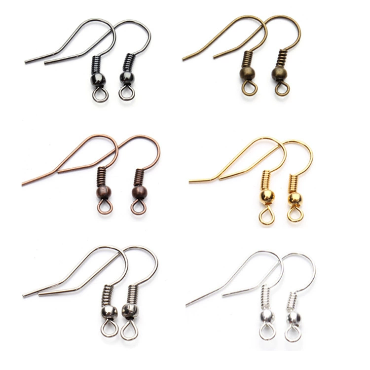 200 штук/мешок spring bead сережки-цепочки, серьги-булавки, аксессуары для украшений F7