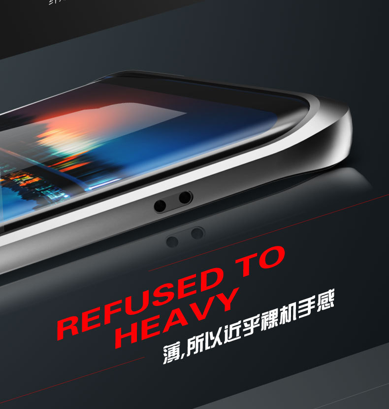 GINMIC Sword Slim Light Aluminum Frame Metal Bumper Case for Samsung Galaxy S8 Plus & Galaxy S8