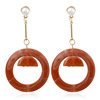 Acrylic earrings, European style, simple and elegant design