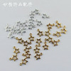 DIY alloy jewelry accessories Golden hollow little star pentagram