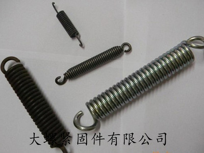 供应拉簧/振动筛减震弹簧 橡胶缓冲垫弹簧 筛网机弹簧 钢丝6-20mm|ms