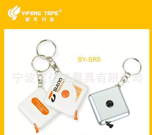Square small ruler PVC, keychain, custom-made, Birthday gift