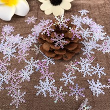 Trang trí Giáng sinh bông tuyết tiệc cưới ném confetti handmade bông tuyết giả Giáng sinh nhà sản xuất phụ kiện xuyên biên giới Trang trí giáng sinh