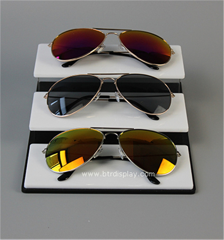 新款亚克力眼镜架太阳眼镜托架有机玻璃眼镜展示道具 厂家订做