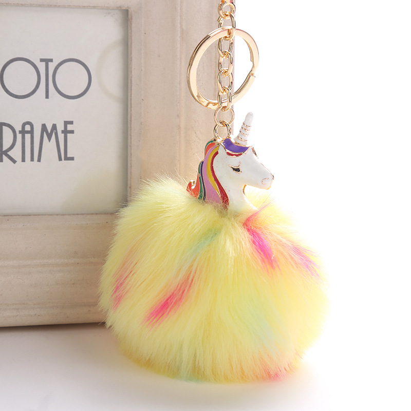 50g Weight Keychain Classification 1 Piece Quantity Daily Occasion Plush, Metal Material Unisex Gender Cute, Sweet Style 1 Piece Cute Sweet  Plush Metal Unisex Keychain 7