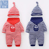 new pattern Long sleeve Autumn baby one-piece garment Newborn Hooded Climbing clothes baby Autumn Garment factory wholesale