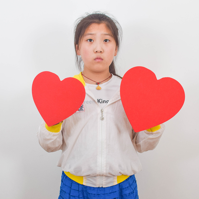 幼兒園舞蹈道具器械操中國心愛心運動會入場式開幕道具花心形國旗