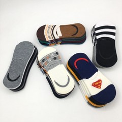 Factory Direct Sale Summer New Women's Ship Socks Breathable Sweat Absorbent 100% Cotton Solid Color Casual Invisible Socks for Men Wholesale