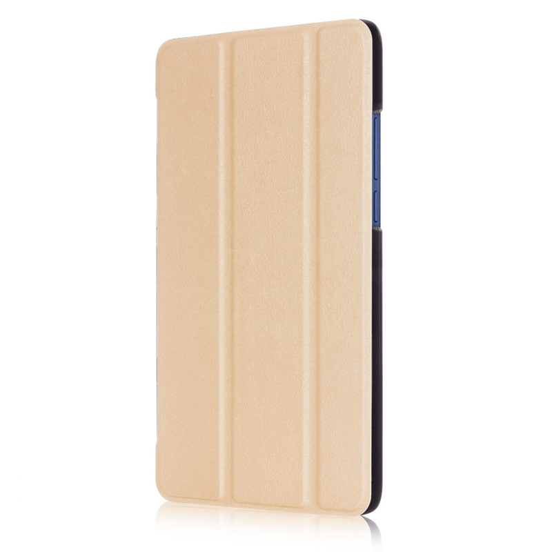 For Lenovo TAB3 7 TB3-730F Leather Case Tri-Fold Custer Tablet PC Protective Leather Case