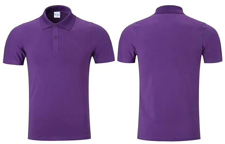 Cotton polo for work, with short sleeve, custom-made