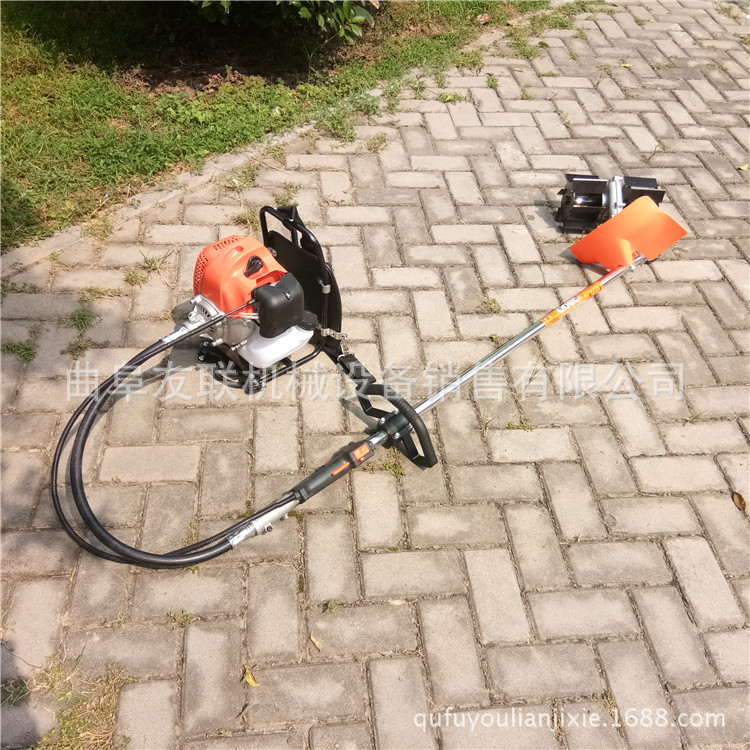 背负式玉米地锄草机 农田耕整杂草清理机 小麦专用背负割倒机59