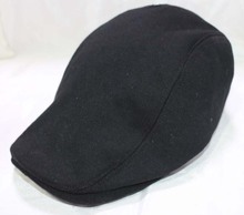 帽子男士鸭舌帽春夏季韩版画家帽时尚黑色青年潮流休闲男式贝雷帽