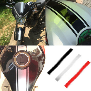 Foreign trade 50cm car motorcycle stickers DIY fuel tank cap reflective stickers pinstripe stickers racing stickers