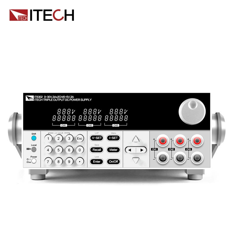 Трехканальный источник питания IDEX IT6302 программируемый стабилизированный источник питания постоянного тока 30V/3A/90W