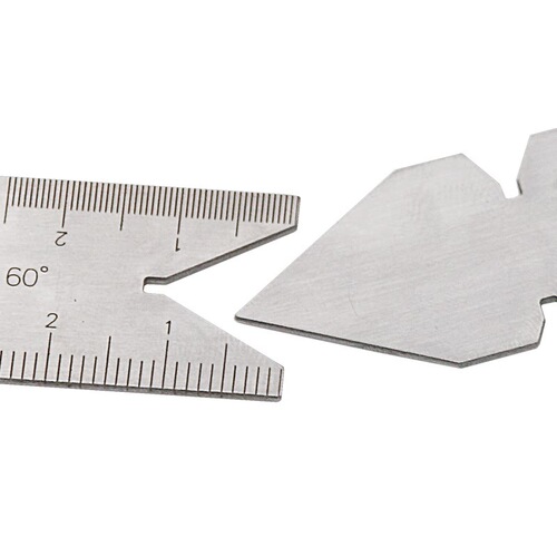 Wholesale 4-piece set 55&60° gauge measuring instrument metric and inch integrated thread gauge center gauge