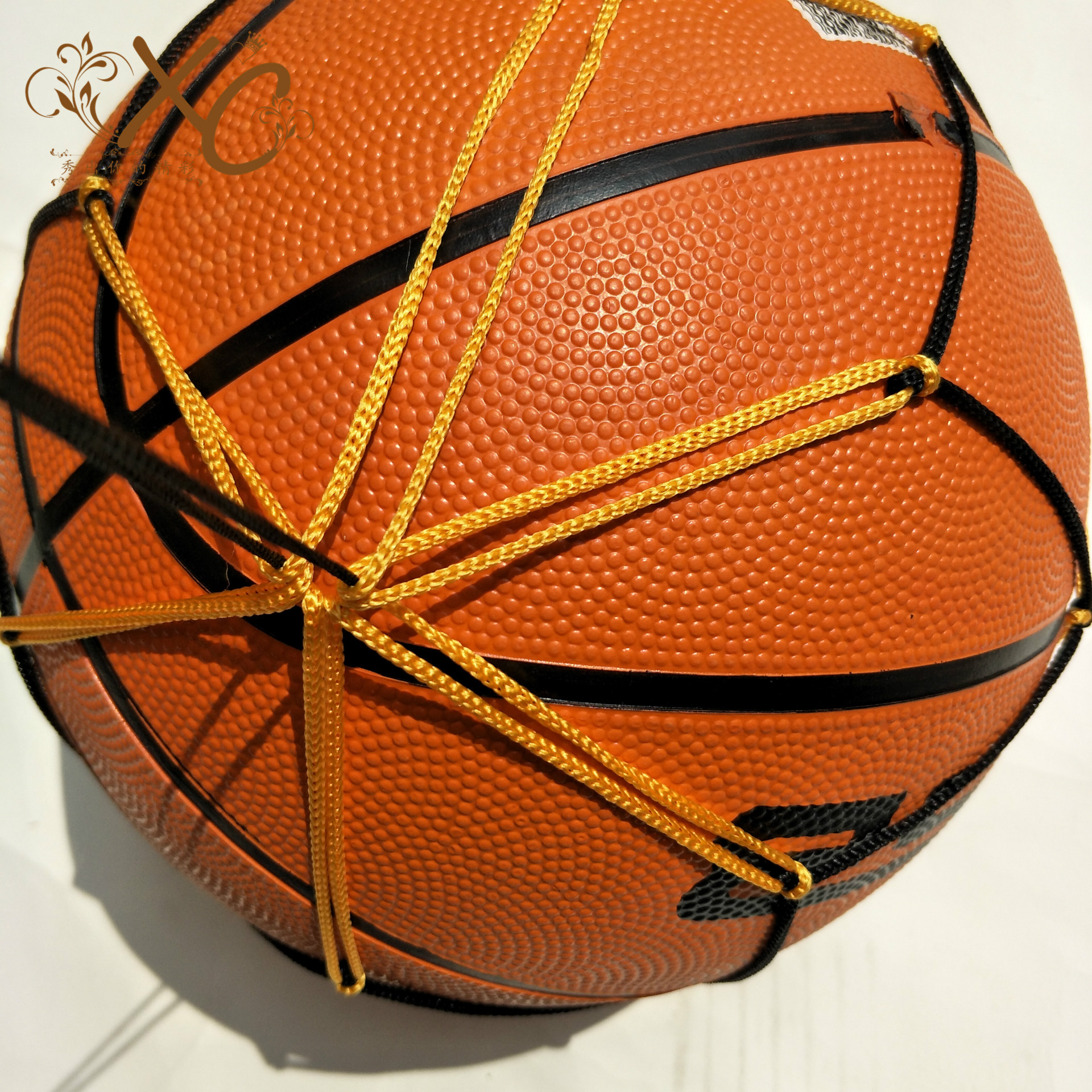 [Show off]Net Bag Ball pocket volleyball football Basketball Black and yellow Netbag