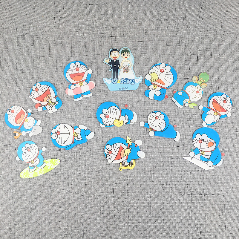 Creative Cartoon Doraemon Refrigerator Sticker Cute Robot Cat Magnetic Sticker Fashion Home Animation Peripheral Decorations Creative Cartoon Doraemon Refrigerator Sticker Cute Robot Cat Magnetic Sticker Fashion Home Animation Peripheral Decorations
