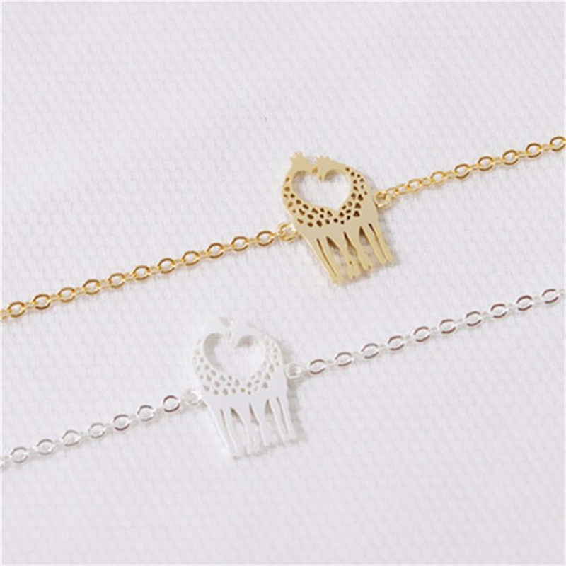 Bracelet Alloy Plating Giraffe Bracelet Couple Love Bracelet Anklet Wholesale display picture 5