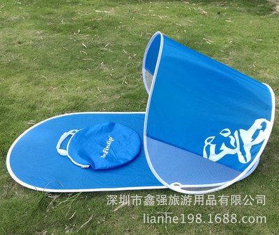 野營折疊帳篷 自動彈開帳篷 船型野營沙灘遮陽帳篷定做