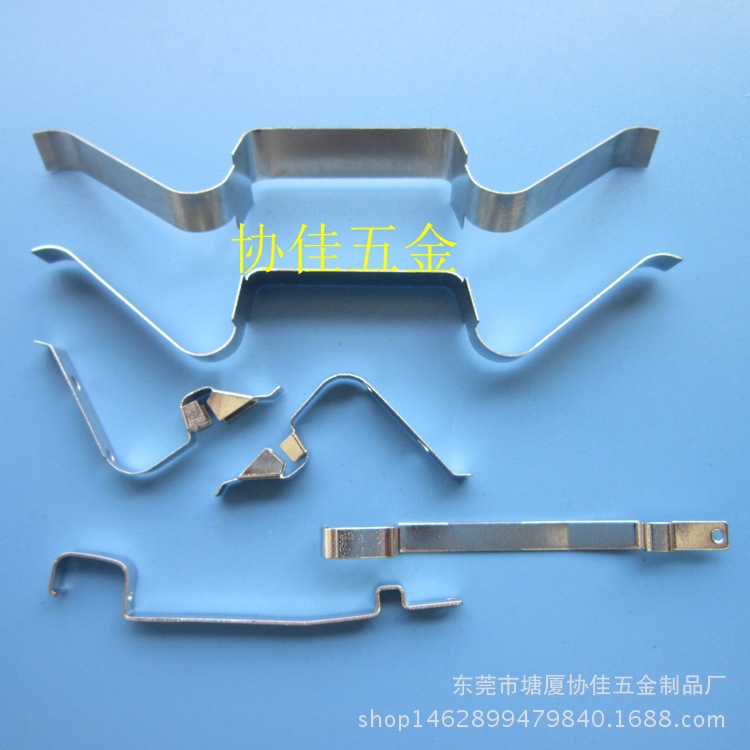 超薄0.1厚铍铜高回弹性镀金电池弹片 铜镀锡焊接冲压件不锈钢片