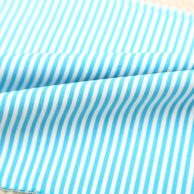 Spot supply Cotton high-density plain-patterned strip fabric Spring and summer shirt dress men's and women's business fashion X20