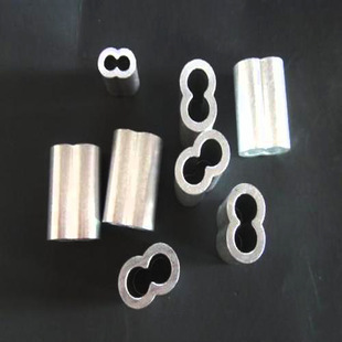 Qingdao manufacturers supply steel wire rope rigging aluminum sleeve oval hole aluminum sleeve aluminum tube
