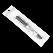 白色珠光膜阴阳骨袋 半透明塑料自封袋 细长包装袋 饰品袋7*29cm