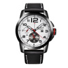 Mens Watches Leather Band Date Business Quartz Wrist Watch