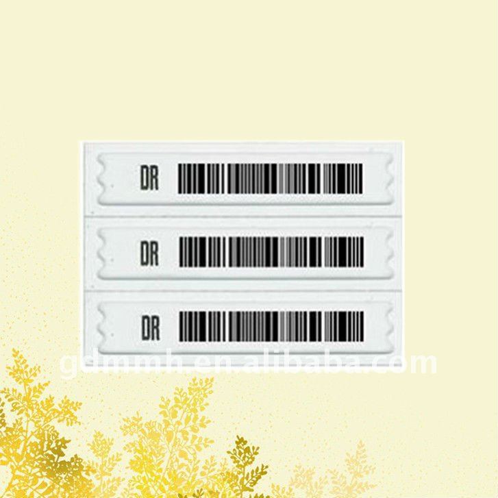 超市防盗标签 超市防盗软标签 声磁超市防盗磁条 dr防盗磁条磁贴