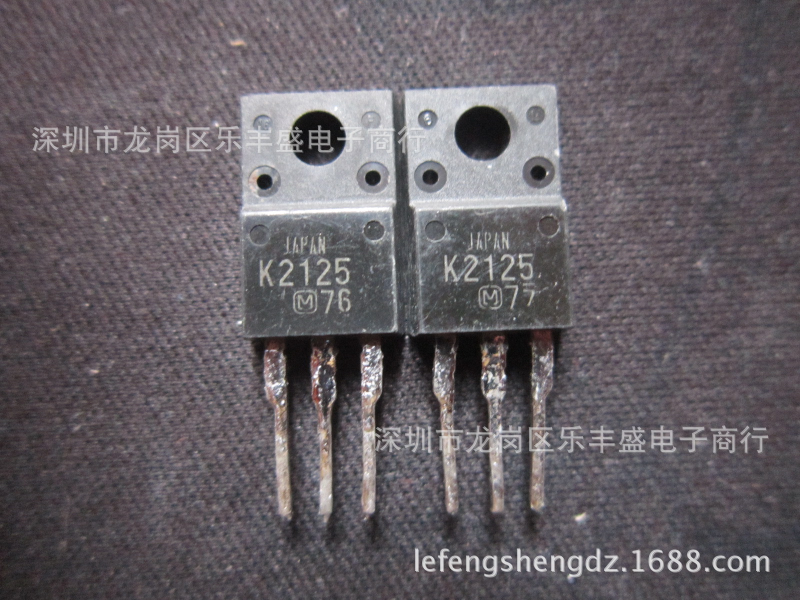 K2125 2SK2125 拆机松下 TO-220F N通道 功率MOSFET 2.5A500V
