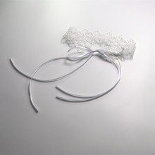 系帶項圈韓國氣質蕾絲短款項鏈頸帶假領子黑白兩色不含金屬