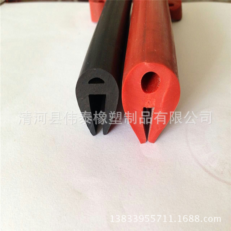 硅胶密封条 U型卡槽密封条 异形硅胶密封条
