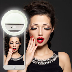New LED fill light RK12 rechargeable LED flash for female anchor’s beauty and charming eye selfie live broadcast