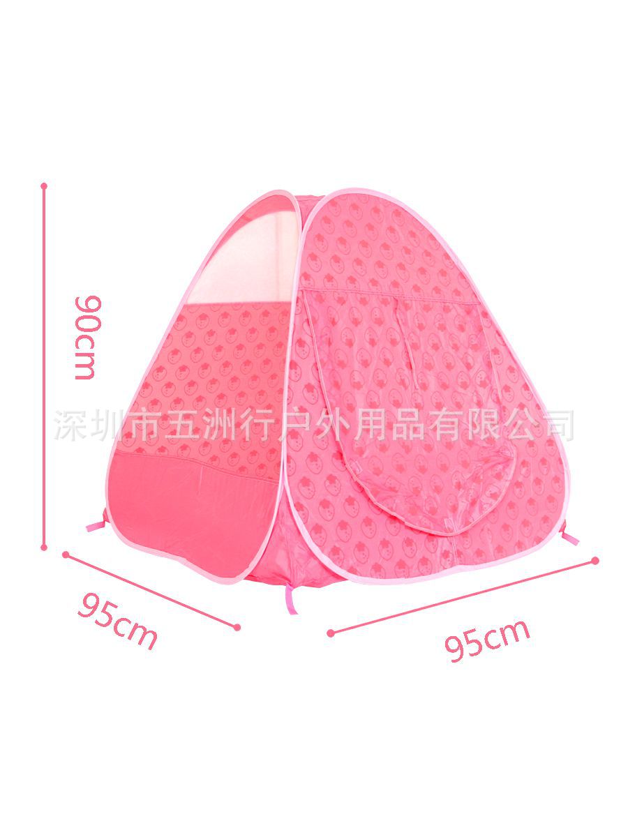 Continental style Baby Tent Manufactor Direct selling pink printing children Dollhouse strawberry Game house strawberry 619