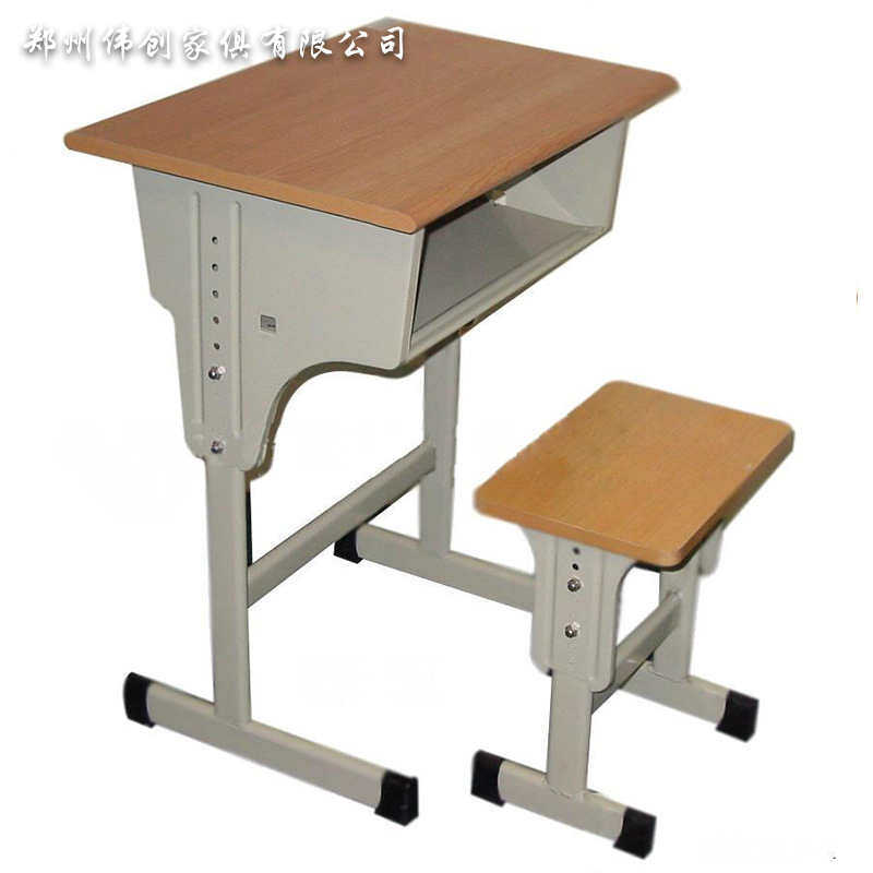 学校家具课桌定制 学校课桌各种款式课桌椅 会场学生双人木制课桌