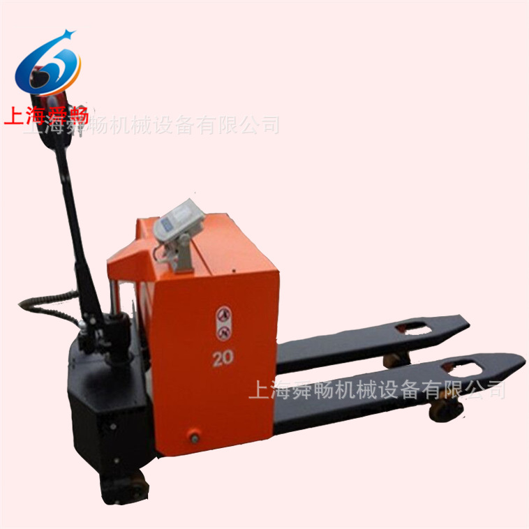 供应1000/2000/3000KG电动升降搬运车 半电动称重式托盘叉车