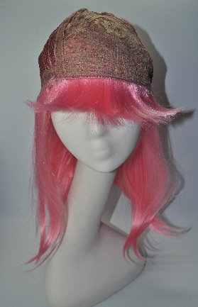 Peluca popular de estilo europeo y americano cos/fiesta fiesta fiesta de vacaciones casco fábrica cabello liso