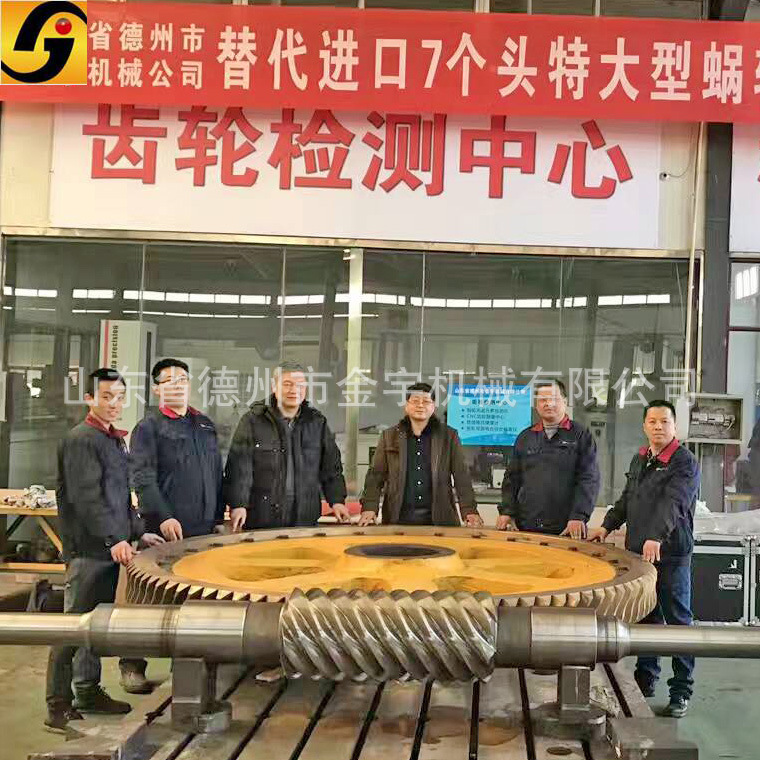 供应大型中 心距700以上蜗轮蜗杆副，圆弧齿、包络齿形厂家直销