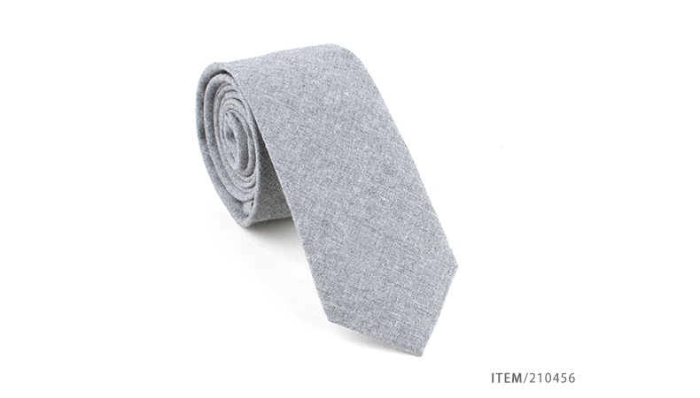 Formal Stripe Cotton Men's Tie display picture 10