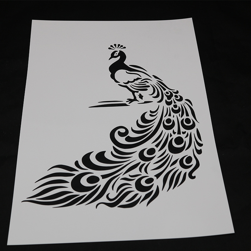 主题花边尺个性相册制作模板模具diy手工材料配件绘画图镂空工具