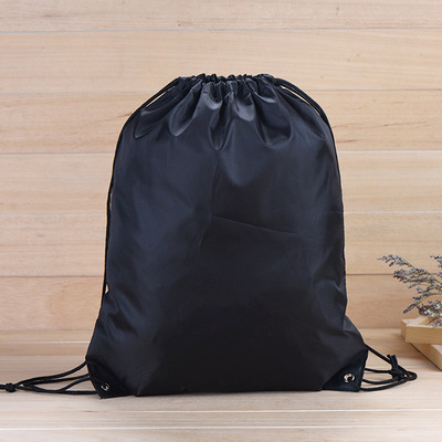 專業訂做滌綸抽繩束口袋 環保束口袋雙肩包訂制logo